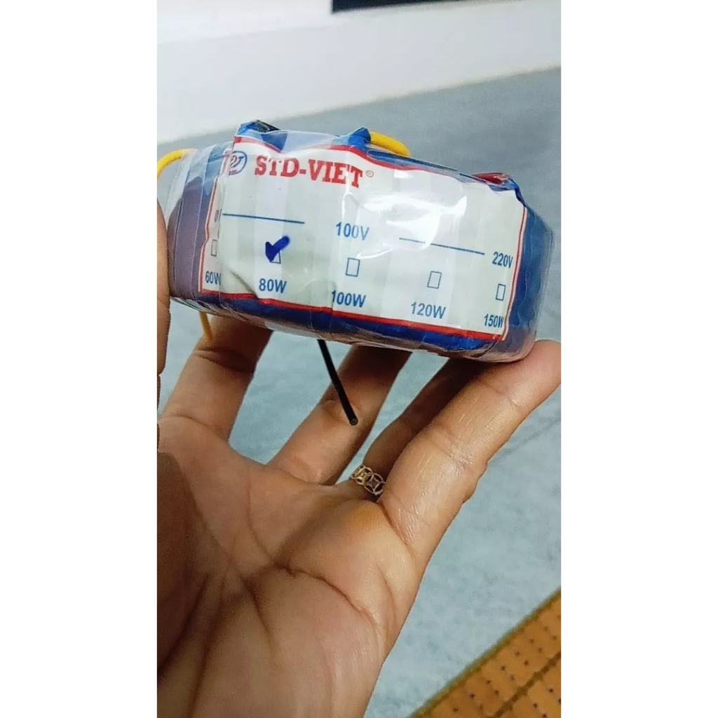 Bộ đổi nguồn chuyển đổi  220V sang 110V dây đồng 100% Dùng cho thiết bị  Nhật  công suất 60W-120W