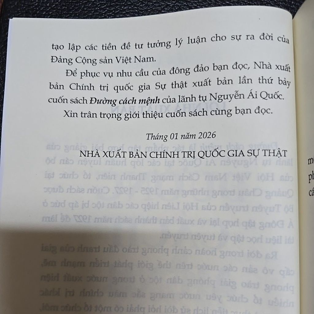 Sách - Đường cách mệnh (xuất bản lần thứ 7)