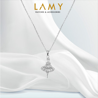 Dây chuyền bạc nữ LAMY Ballerina Princess Pendant Silver Necklace 6398