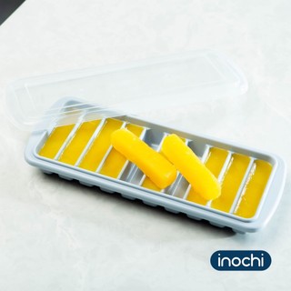 Khay đá nhựa Kari Inochi kháng khuẩn có nắp chống mùi không dính đá dễ lấy dùng cho đồ uống