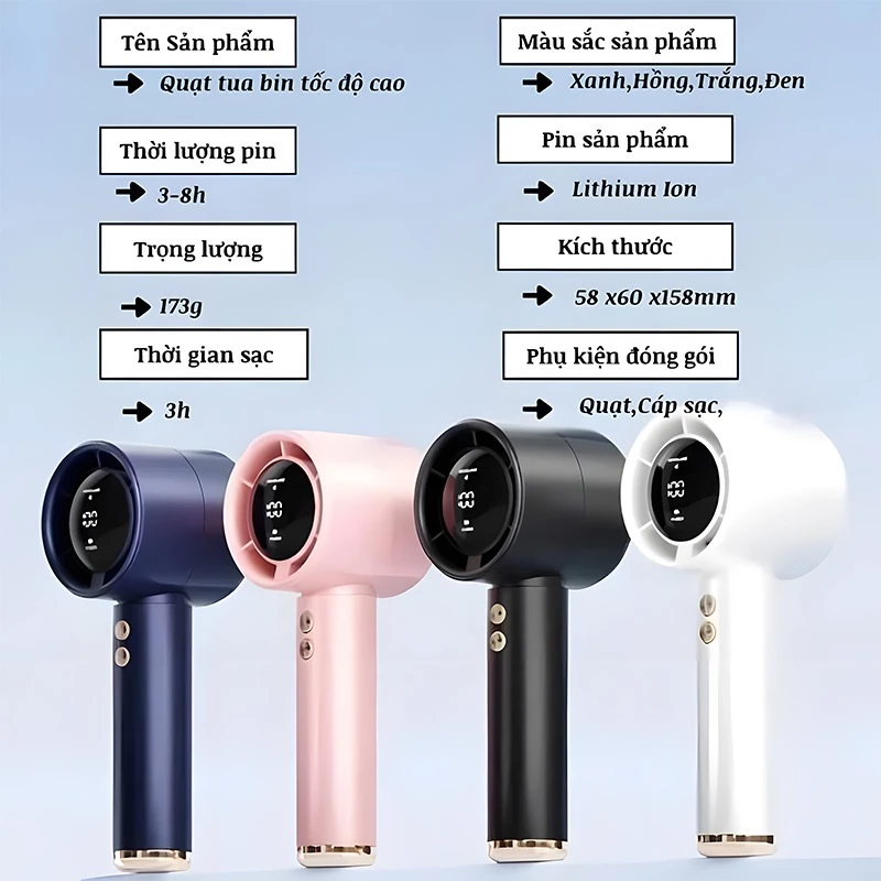 Quạt Minu cầm tay N68 5000mAh