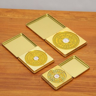 La Bàn Phong Thủy Vuông Có Nắp 15CM, Chính Xác Cao Dễ Sử Dụng
