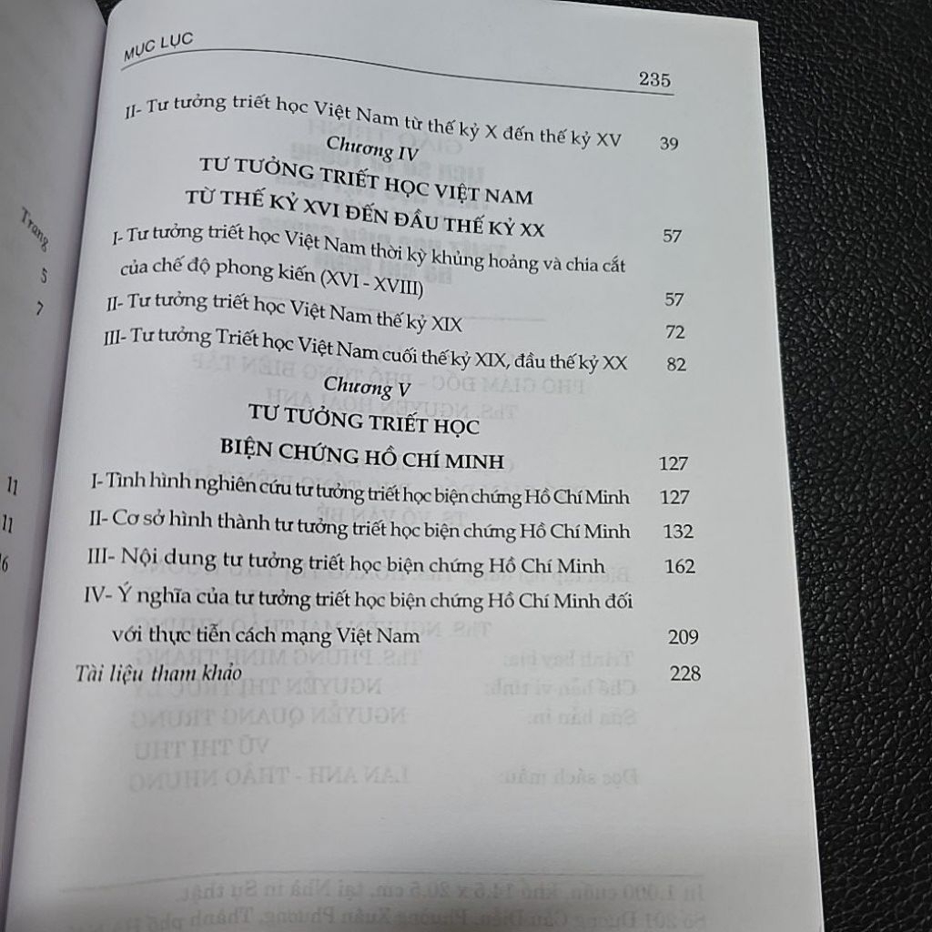 Sách - Giáo trình lịch sử tư tưởng triết học Việt Nam và tư tưởng triết học biện chứng Hồ Chí Minh (NXB CTQGST)