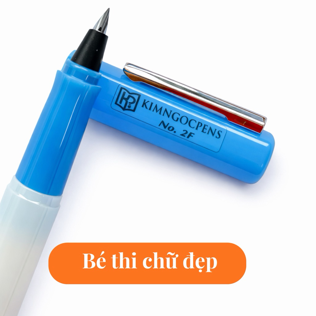 Bút Máy Kim Ngọc 2F Ngòi Lá Tre Tự Tạo Nét Thanh Nét Đậm - Tặng Khắc Tên Miễn Phí - Luyện Chữ Đẹp Cô Khang
