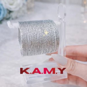 Ximen Nhuyễn Bộ 7 Chiếc Khóa Xỏ – Vòng Tay Sáng Lấp Lánh, Chuẩn Màu, Sang Trọng