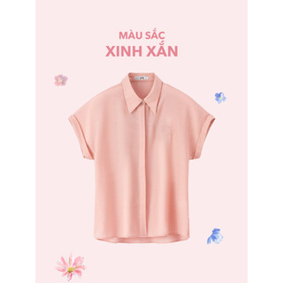 [THANH THỦY x YODY] Áo sơ mi nữ YODY Ngắn Tay Relax Fit Collection WC[COOLER & CLOSER]S001