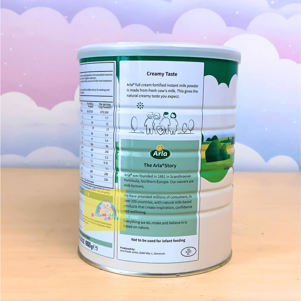 Sữa Bột Nguyên Kem Arla Full Cream 800g Lựa Chọn Dinh Dưỡng Cho Gia Đình | Babymall & Care