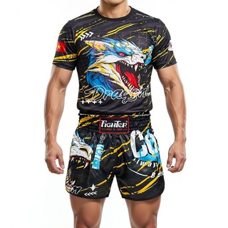 Quần Áo Muay Fighter Coach C01 - Hàng chuẩn đẹp Fighter, Muay, Kick, Box, Võ Cổ Truyền