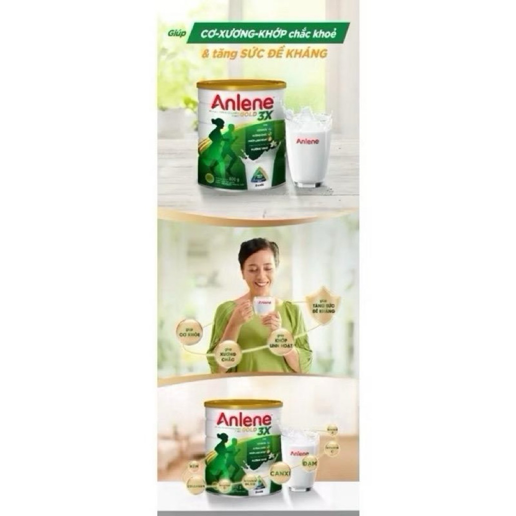 Sữa Bột Anlene Hương Vani Lon 800g