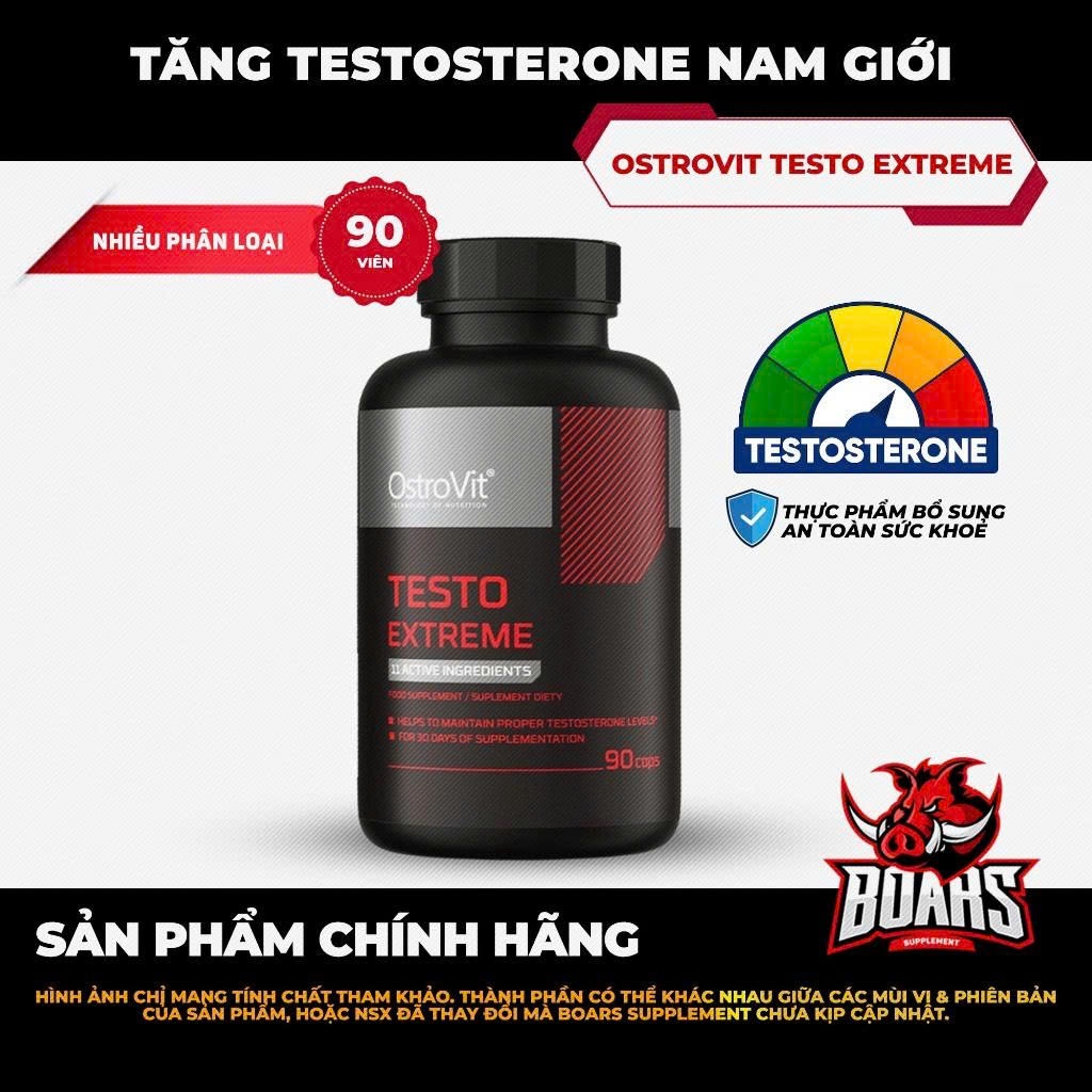 OstroVit Testo Extreme 90 Tabs – Bổ Sung Hằng Ngày