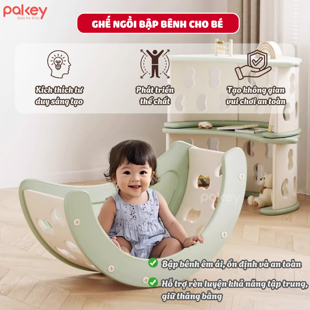 [HỎA TỐC] Ghế Ngồi Bập Bênh Hình Cầu Vồng, Đồ Chơi Vận Động Thang Leo Trèo, Bàn Học, Bập Bênh Đa Năng Cho Bé