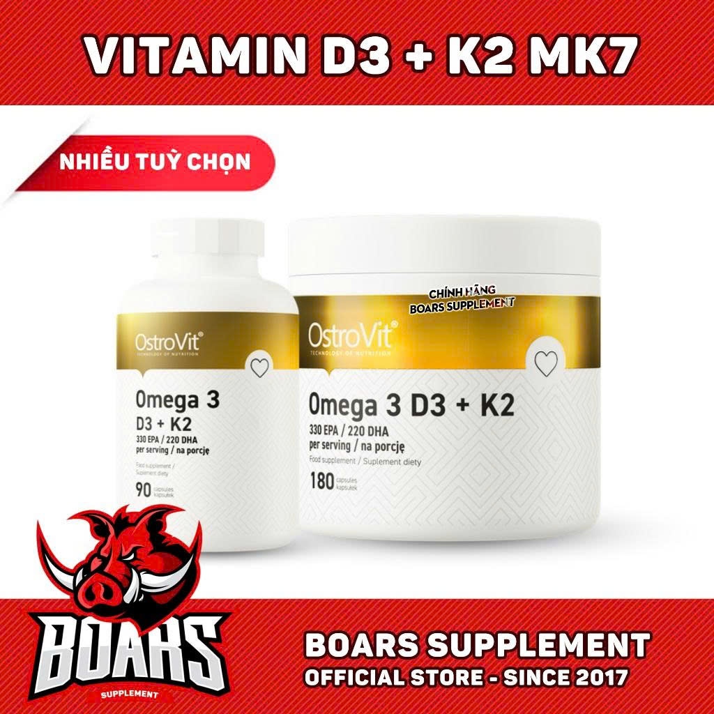 OstroVit Omega 3 + D3 + K2 – Bổ Sung Cho Cơ Thể