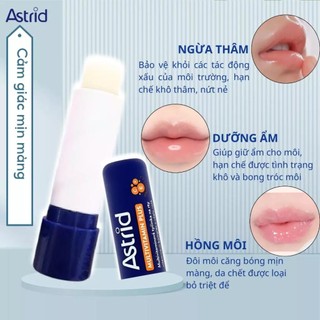 Son dưỡng môi Astrid son dưỡng mỡ hươu Astrid dưỡng ẩm môi, tẩy da chết môi - Kosmi Beauty