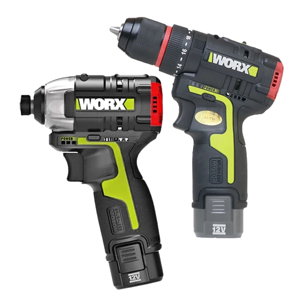 Combo Worx WU920X Khoan 3 CN WU131x & Chuyên Vít WU132 ( 2 Pin 2Ah & Sạc ) Chính Hãng Bảo Hành 12 Tháng
