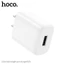 Củ sạc HOCO C134 12W USB – Sạc ổn định 2.4A, củ sạc mini cho điện thoại