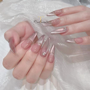 SCONAILBOX NAIL MẮT MÈO HỒNG TÔN DA VẼ TRÁNG GƯƠNG MÓNG GIẢ THIẾT KẾ