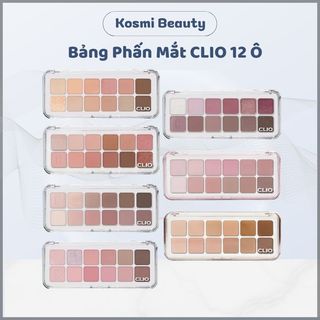 Phấn Mắt CLIO Pro Eye Palette Air # bảng phấn mắt clio 12 ô makeup lâu trôi - Kosmi Beauty