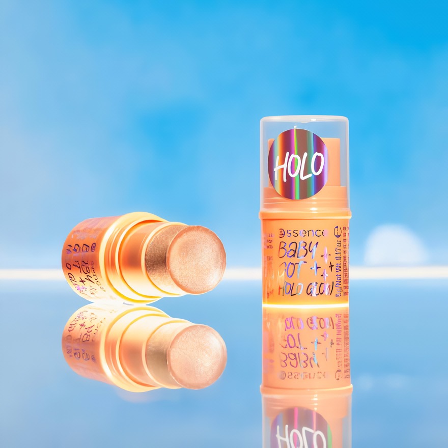 Bắt sáng Essence Baby Got Holo Glow 10 Holy Apricotly 5g - Dạng Thỏi