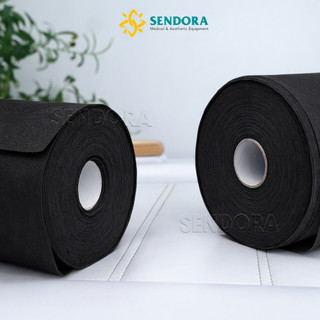 Cuộn vải không dệt trải giường drap trải giường đen 80x180cm SENY vải không dệt vệ sinh phù hợp spa, phun xăm y khoa