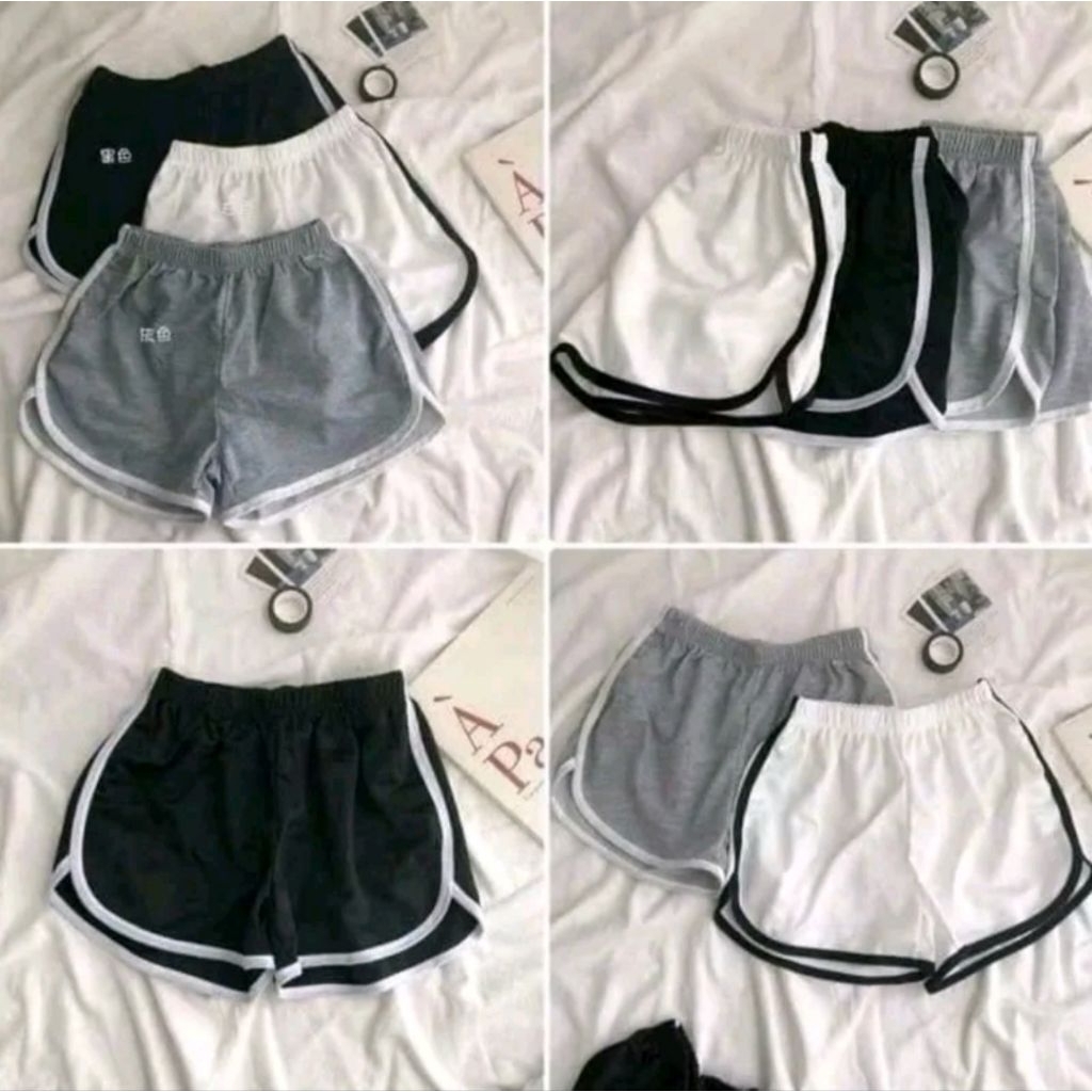 Quần short nữ phối viền dành cho nữ - chất thun mềm co giãn tốt - size 35-53kg