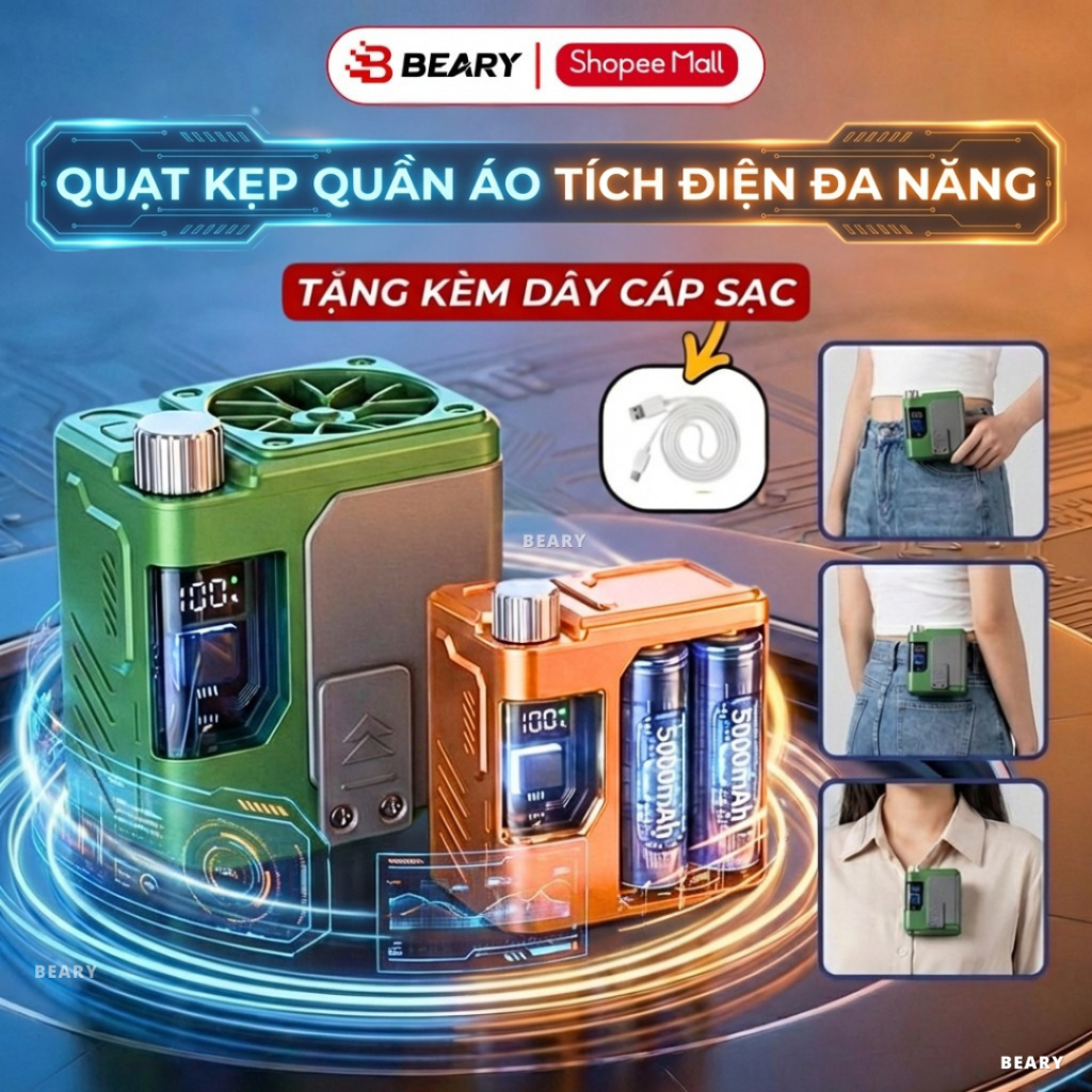 [TTT] Quạt Điều Hòa Phun Sương Mini Hơi Nước Dung tích 600ml Nhỏ gọn Combo Làm Mát Không Khí Điều Khiển - ảnh 9