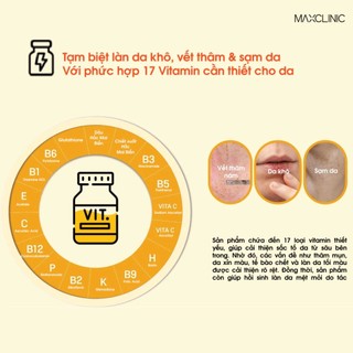Serum Maxclinic Vita-10 Vital Ampoule dưỡng trắng mờ thâm Tinh chất Maxclinic dưỡng da Vita-10 100ml - Kosmi Beauty