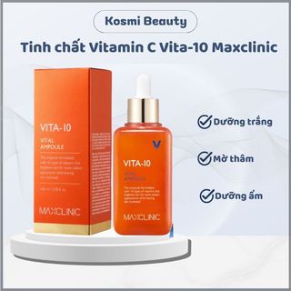 Serum Maxclinic Vita-10 Vital Ampoule dưỡng trắng mờ thâm Tinh chất Maxclinic dưỡng da Vita-10 100ml - Kosmi Beauty
