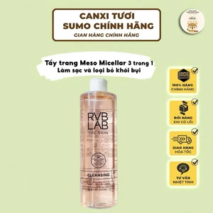 Tẩy Trang Mesofil RVB LAB Lotion PHA Micellar 3 Trong 1 - Làm Sạch Sâu, Loại Bỏ Bụi Mịn Cho Mắt Môi Và Mặt 400ml