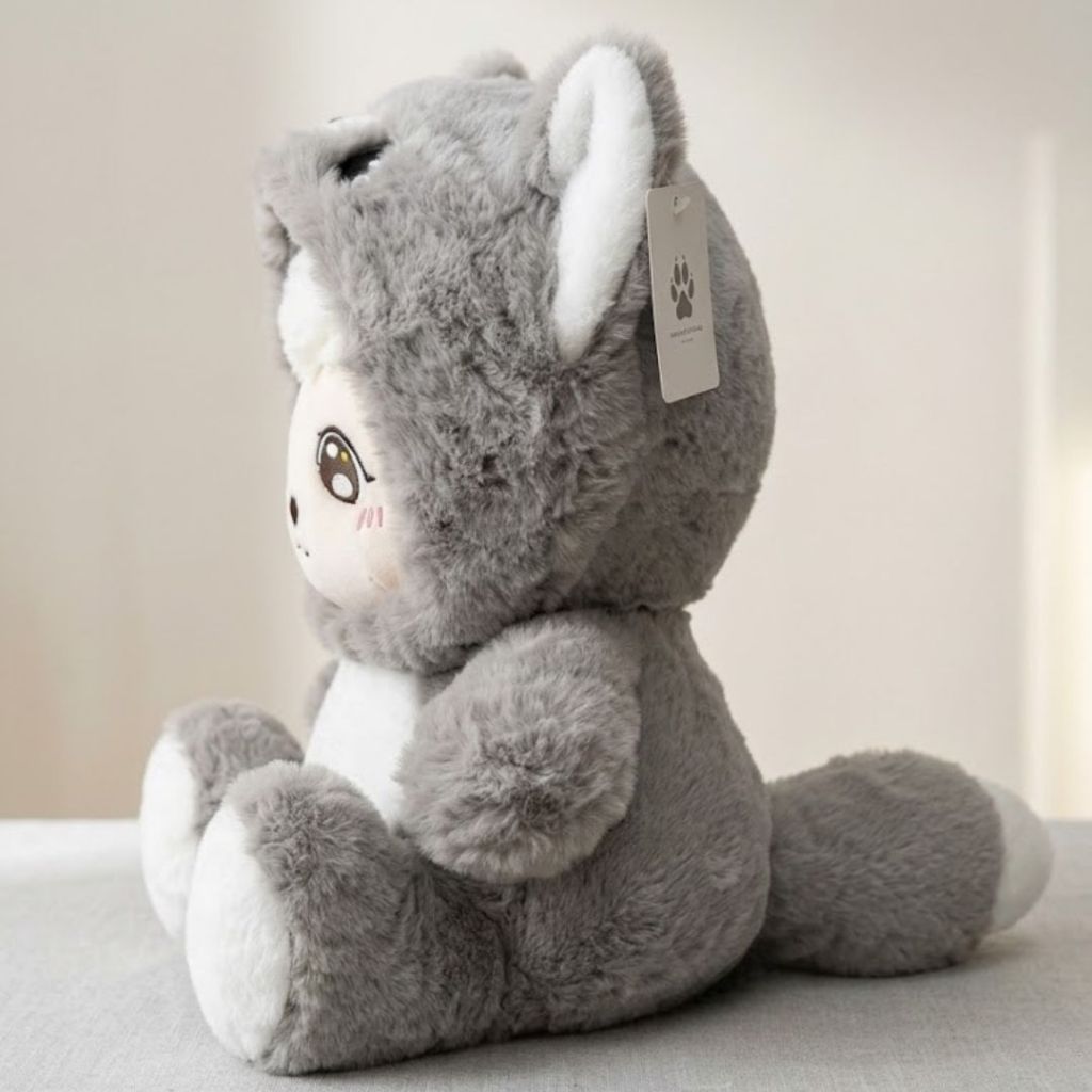 Gấu Bông Búp Bê Cosplay Thỏ,Gấu trúc,Khủng Long,Cún, Gấu Bông Bé Trai Mặc Đồ Dễ Thương Làm Quà Tặng Cho Bé, Bạn Trai/Gái