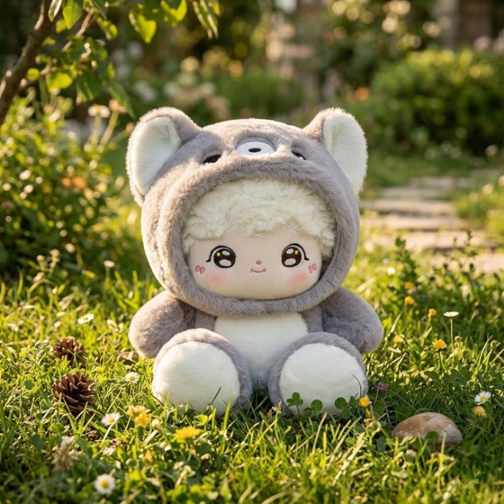 Gấu Bông Búp Bê Cosplay Thỏ,Gấu trúc,Khủng Long,Cún, Gấu Bông Bé Trai Mặc Đồ Dễ Thương Làm Quà Tặng Cho Bé, Bạn Trai/Gái