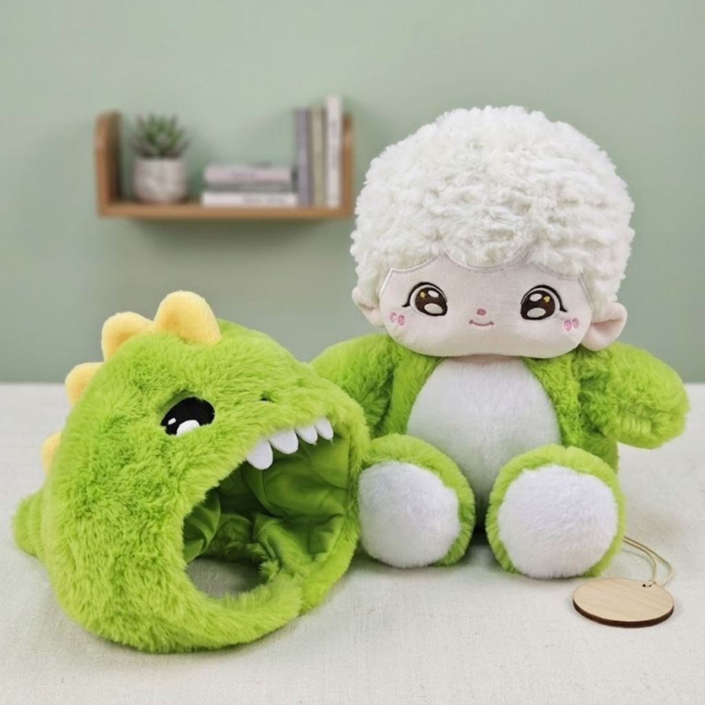 Gấu bông búp bê bé trai mặc đồ thú, Gấu bông cosplay Thỏ, Gấu Trúc, Cún, Khủng Long Quà Tặng Cho Bé,Bạn Trai/Gái