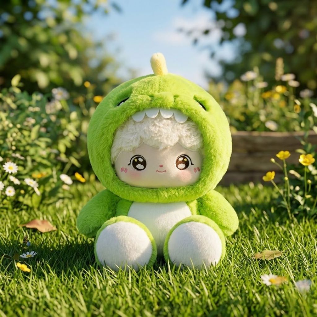 Gấu bông búp bê bé trai mặc đồ thú, Gấu bông cosplay Thỏ, Gấu Trúc, Cún, Khủng Long Quà Tặng Cho Bé,Bạn Trai/Gái