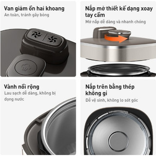 Nồi áp suất điện tử Joyoung JPRC-5150 - Dung tích nấu cơm 1.8L - Công suất 900W