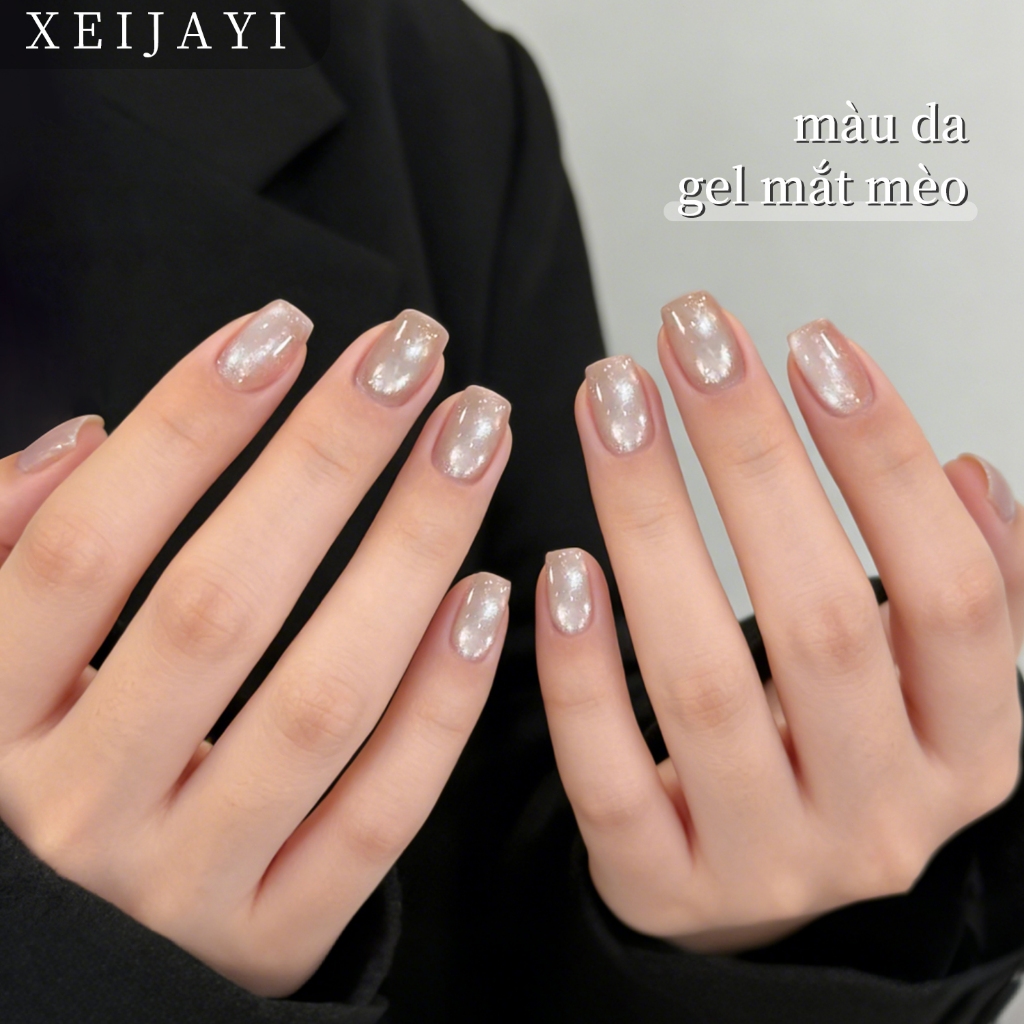 XEIJAYI 5g Sơn móng tay dạng gel mắt mèo ấm áp mới, hoàn hảo cho việc tự làm nghệ thuật vẽ móng.