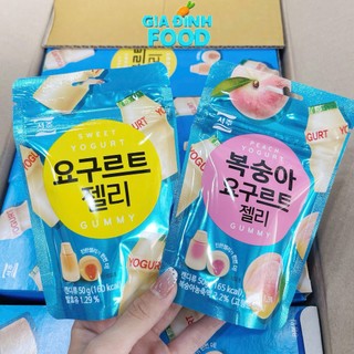Kẹo dẻo vị sữa chua Yogurt Gummy Hàn Quốc gói 50g