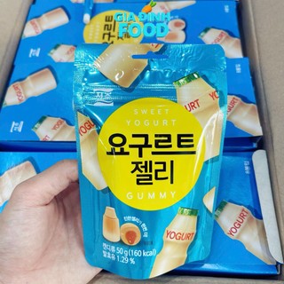 Kẹo dẻo vị sữa chua Yogurt Gummy Hàn Quốc gói 50g