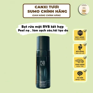 Bọt Rửa Mặt Peel Da RVB LAB Làm Sạch Sâu, Tẩy Tế Bào Chết Và Tái Tạo Da Mềm Mại 150ml