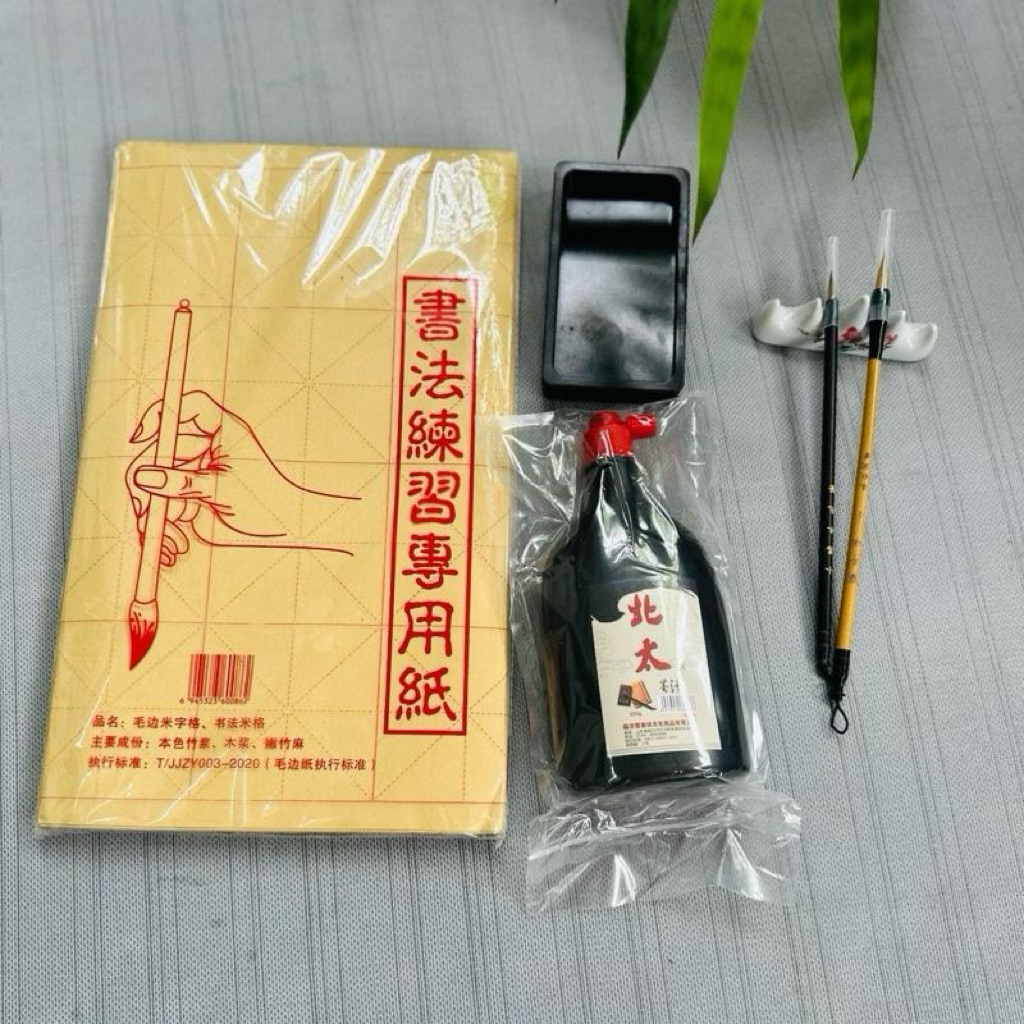 Combo Thư Pháp Chuẩn Luyện Nét – Bộ Dụng Cụ Tập Viết Chuẩn Form Cho Người Mới