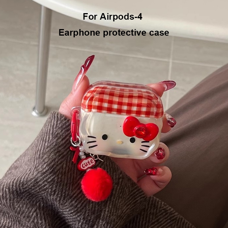 【Elevn】Vỏ bảo vệ tai nghe Bow KT Vỏ mềm thích hợp cho Airpods Pro2/Airpods 3/Airpods 4 chống rơi | BigBuy360 - bigbuy360.vn
