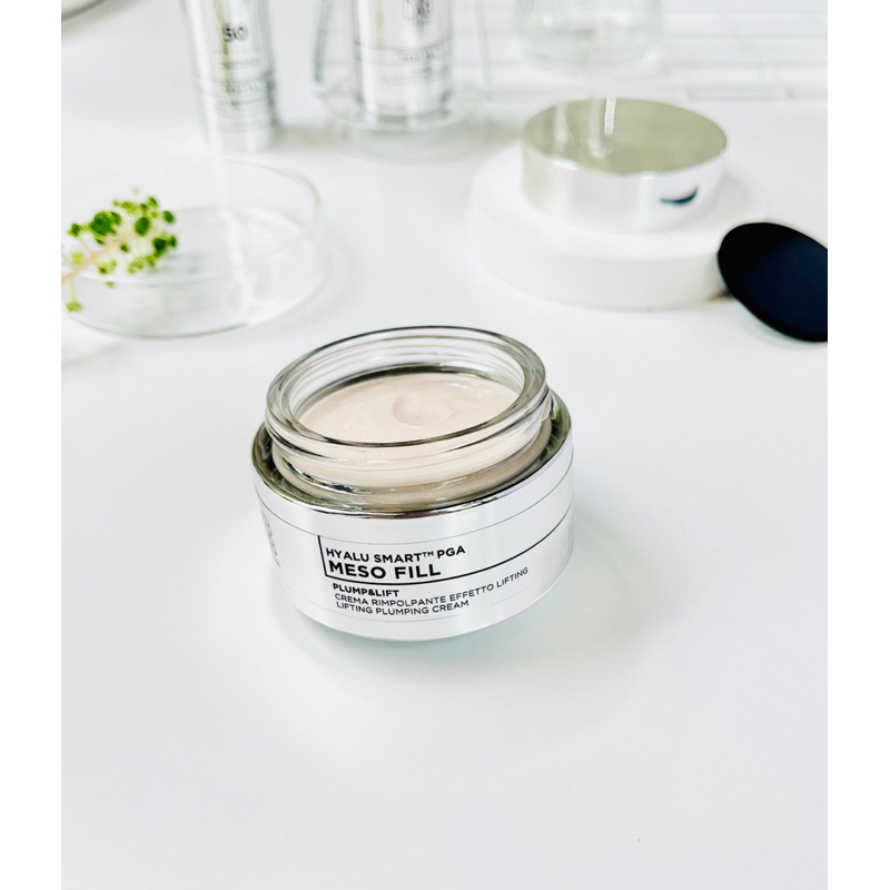 Combo M.e.s.o Fill RVB LAB Italy: Bộ Đôi Làm Mới Bề Mặt & Căng Bóng Da Chuyên Sâu (Tinh Chất 30ml & Kem Dưỡng 50ml)