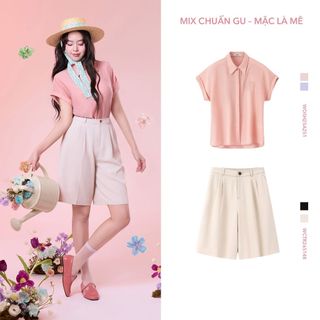 [THANH THỦY x YODY] Quần Short Nữ YODY Wide Leg Collection WCTR26S148