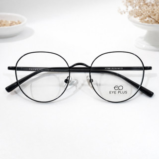 Gọng Kính Cận Oval Eye Plus 70680 Thép Không Gỉ Siêu Mảnh Nhẹ Kính Mắt Nam Nữ Thời Trang Unisex