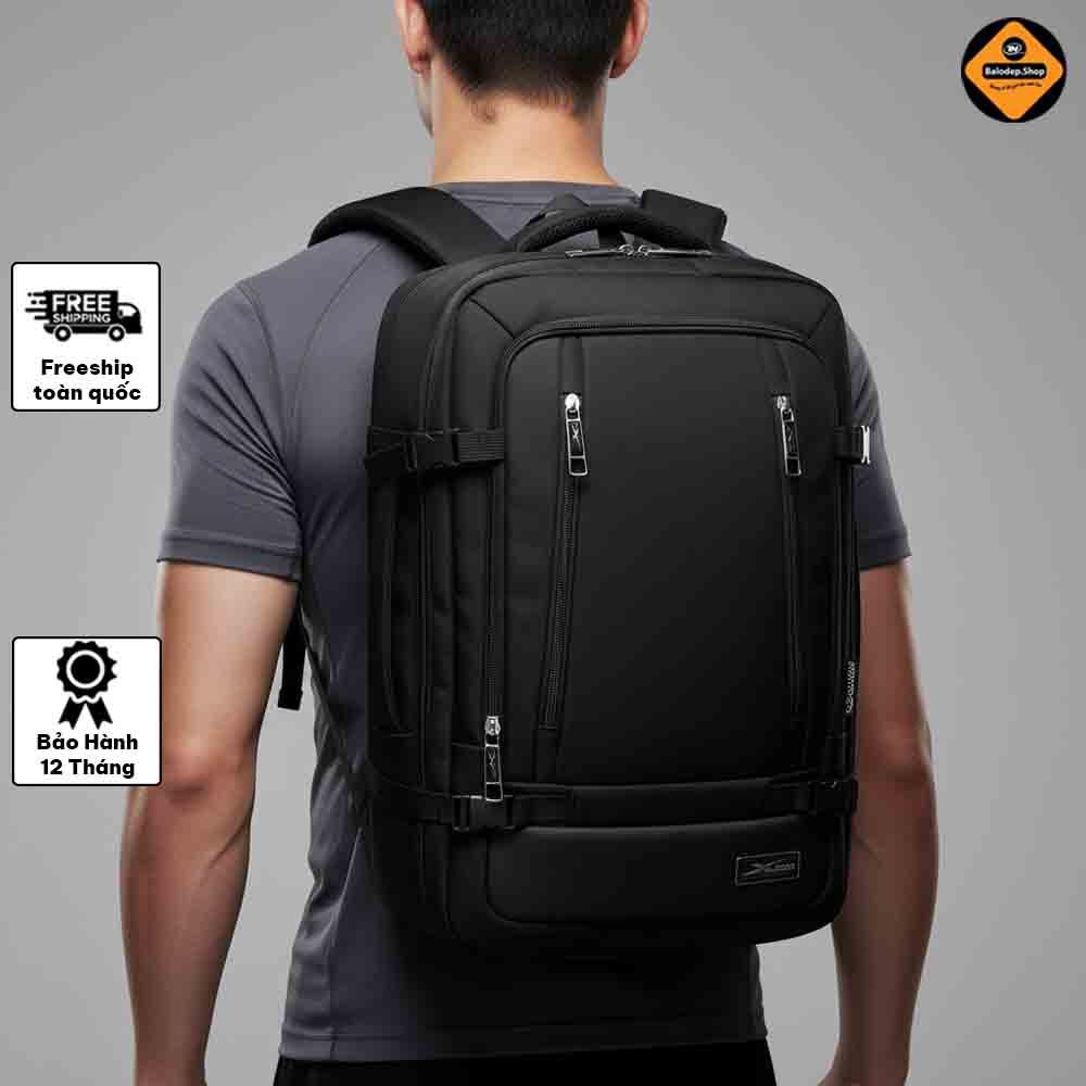 Balo du lịch cỡ lớn Leader Pro đa năng Xbags XB2010 màu đen đựng laptop 17 inch cao cấp!