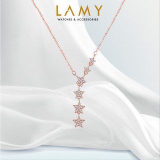 Dây chuyền nữ LAMY Multi Stars Necklace Rose Gold 6044