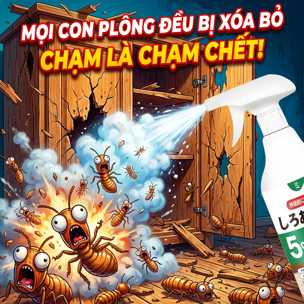 🐜 Chỉ cần xịt là tiêu diệt cả ổ! 🐜 Thuốc diệt mối 510ml thuốc xịt mối thuốc diệt kiến Công nghệ diệt kiến hiệu quả cao