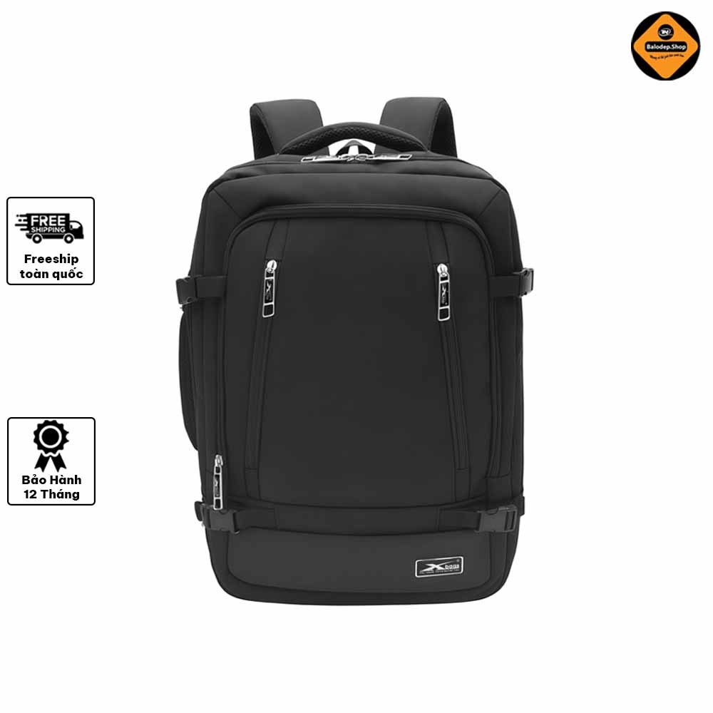 Balo du lịch cỡ lớn Leader Pro đa năng Xbags XB2010 màu đen đựng laptop 17 inch cao cấp!