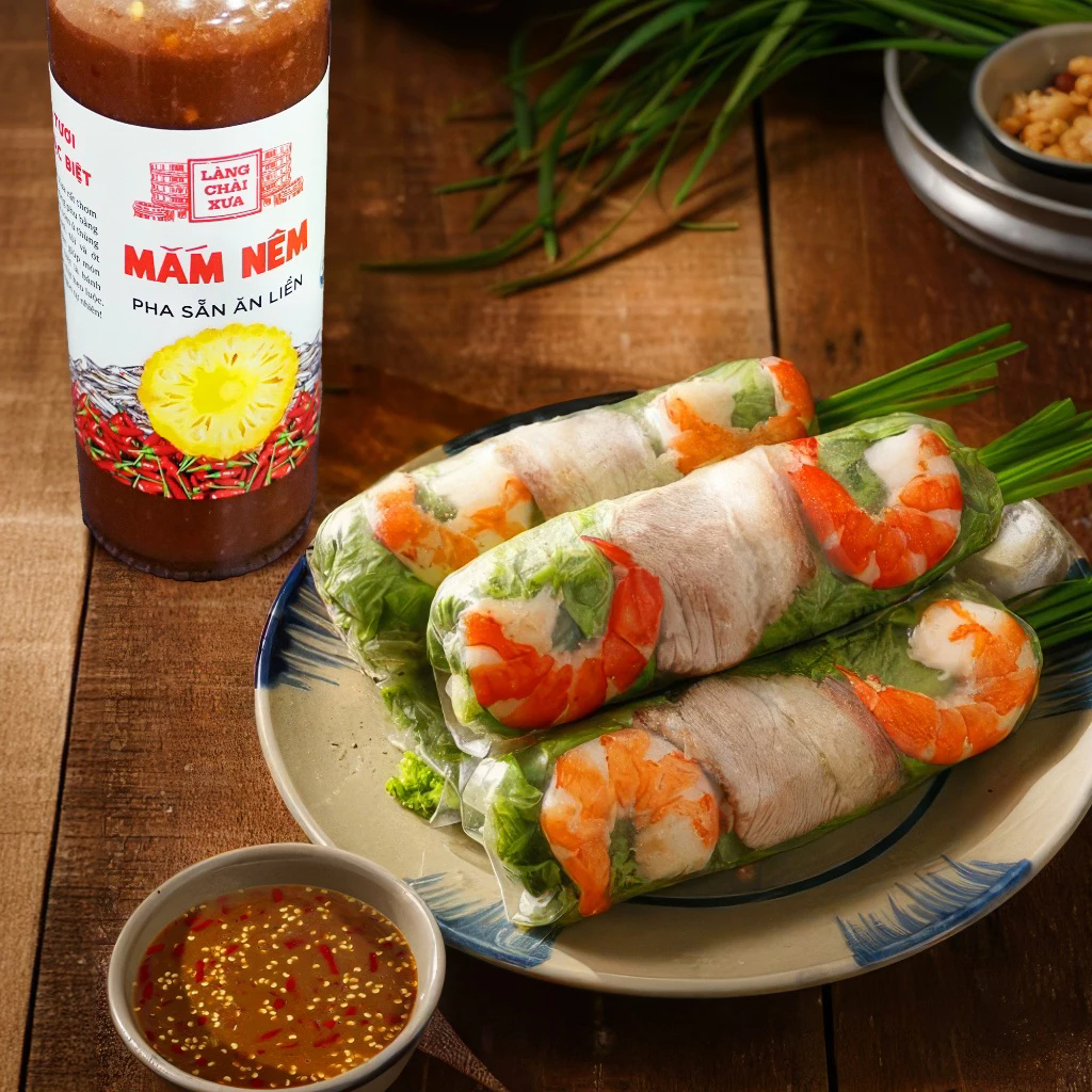 [COMBO 3 Chai Mắm Nêm Pha Sẵn Cao Cấp 300G] Thương Hiệu Làng Chài Xưa, Nguyên Liệu Tươi Ngon, Làm Quà Biếu Tặng Ý Nghĩa
