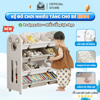 Kệ Đồ Chơi Cho Bé Tiện Lợi Nhiều Tầng, Kệ Đựng Đồ Chơi Sang Trọng, Nhựa Nguyên Sinh Chắc Chắn