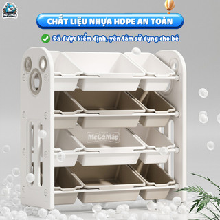Kệ Đồ Chơi Cho Bé Tiện Lợi Nhiều Tầng, Kệ Đựng Đồ Chơi Sang Trọng, Nhựa Nguyên Sinh Chắc Chắn