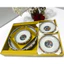 Set Tô đĩa/chén ngũ sắc Gốm Nhật/Gốm Nhật 2 hand